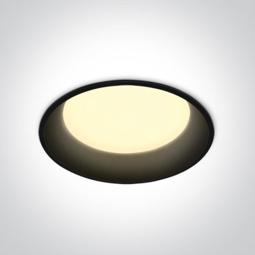 ONE Light Downlights Fixe LED - spot encastré - Ø 175 mm, Ø 165 mm encastré - 22W LED inclus - noir