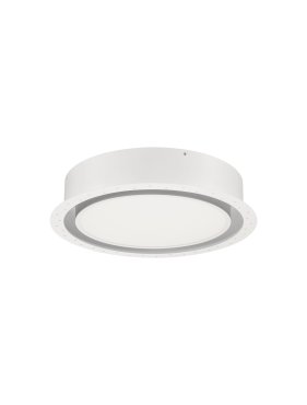 Nova Luce Perfect Profile Trimless - spot à encastrer avec télécommande (incl.) - Ø 400 mm, 475 mm encastré - 24W LED dimmable inclus - 2700K-6000K - blanc