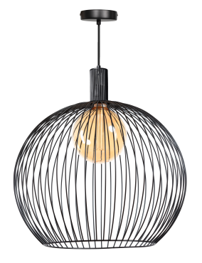 ETH Wire - suspension - Ø 70 x 181 cm - noir