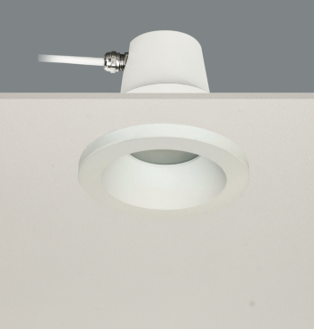 Artdelight Bados - spot encastré 1L - Ø 95 mm , Ø 84 mm encastré - IP65 - blanc