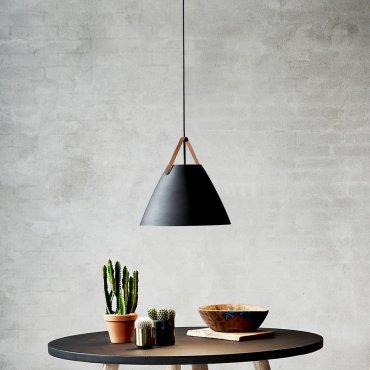 Design for the People Strap 48 - lampe suspendue - Ø 48 x 356,15 cm - noir