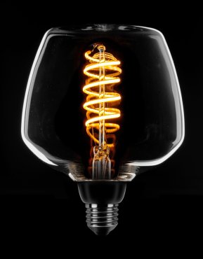 ETH LED Spiral Deco - E27 - dimmable - 7,5W - transparent