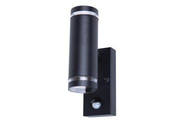 Integral LED Malaga – applique murale extérieure avec détecteur de mouvement – 6,8 × 11,6 × 21,6 cm – IP54 – noir
