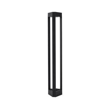 Nova Luce Pax - lampe de jardin - 80 cm - 9W LED inclus - IP54 - noir