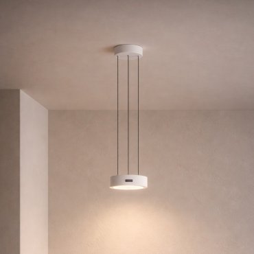 Nova Luce Afi - lampe suspendue - Ø 20 x 280 cm - 24W dimmable LED inclus - blanc