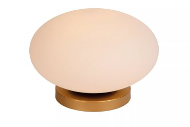 Lucide Elysee - lampe à poser - Ø 30 x 21 cm - or et opale