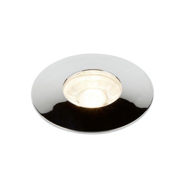 Searchlight Flush - set de 3 - Ø 100 mm, Ø 68 mm encastré - 3 x 4W LED inclus - chrome