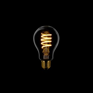ETH Standard Spiral LED Filament - E27 - 3 niveaux de gradation - 7W - 1800K - fumé