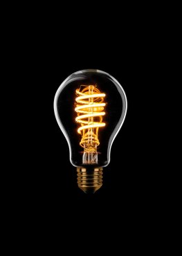 ETH Standard Spiral LED Filament - E27 - 7,5W dimmable - 2200K - transparent
