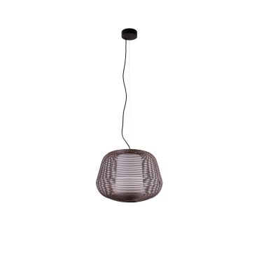 Faro Nara - lampe suspendue - Ø 46 x 35,4 cm - IP65 - brun rouillé
