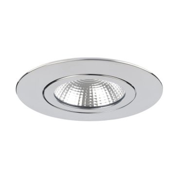 Integral LED Lux Ultra Slim - spot à encastrer - Ø 83 mm, Ø 65 mm à encastrer - LED 6,5W dimmable inclus - chrome