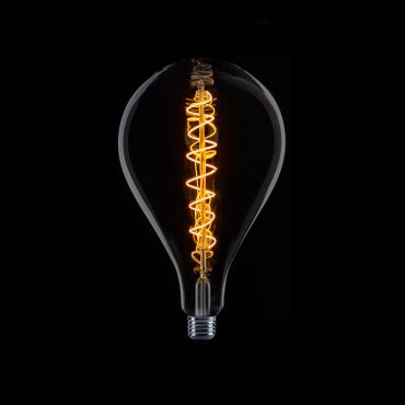 ETH Standard XXL Spiral Filament LED - 3 niveaux de gradation - E27 - 1 à 7W - 2100K - fumé