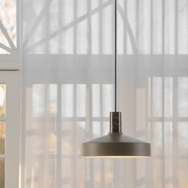 Nordlux Elvas marble - lampe suspendue - Ø 37,5 x 234,5 cm - marron