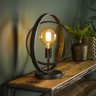 Vico Turn - lampe à poser - 40 x 30 x 4 cm - anthracite