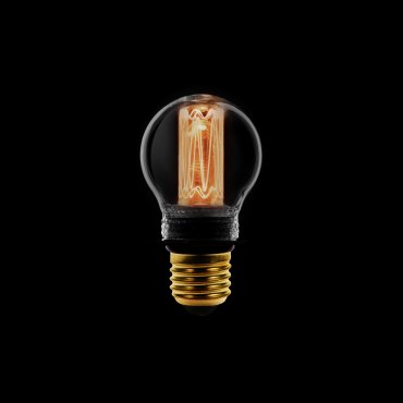 ETH LED Filament Ball - E27 - 2,3W dimmable - 2000K - titane fumé