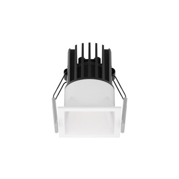 Nova Luce Bree - spot à encastrer - 56 x 56 mm, 50 x 50 mm encastré - 7W LED inclus - IP32 - blanc