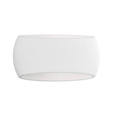 Nova Luce Otello - applique murale - 30 x 17 x 12 cm - plâtre blanc