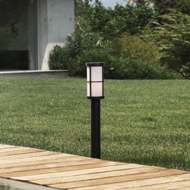 Nova Luce Stone - lampe de jardin - Ø 12 x 65 cm - IP54 - anthracite foncé