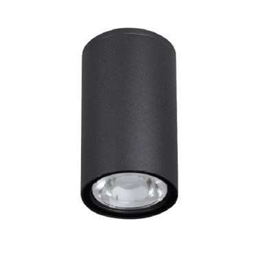 Nova Luce Ceci - plafonnier d'extérieur - Ø 5,5 x 11 cm - 3W LED inclus - IP65 - noir