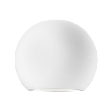 Nova Luce Sandro - applique murale - 15 x 13 x 13 cm - plâtre blanc
