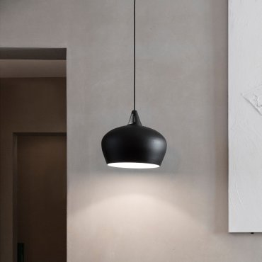 Design for the People Belly 38 - lampe suspendue - Ø 38 x 40,3 cm - noir