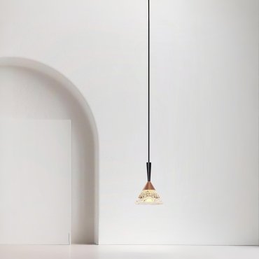 Nova Luce Paluz - lampe suspendue - Ø 10,5 x 180 cm - 7W LED inclus - noir mat et or rose