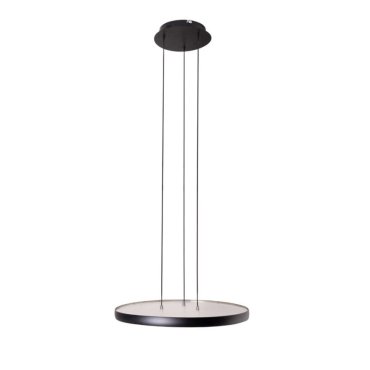 Maxlight Vik - lampe suspendue - Ø 48 x 120 cm - 40W LED inclus - noir et or
