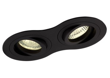 Maxlight Signal II - spot encastré - 170 x 90 mm, Ø 2 x 75 mm encastré - noir