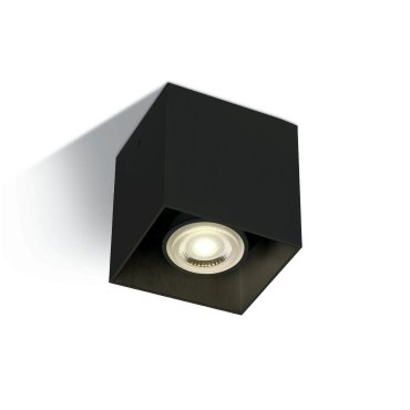 ONE Light GU10 &amp; G9 plafonniers - spot en saillie 1L - 8 x 8 x 9 cm - noir