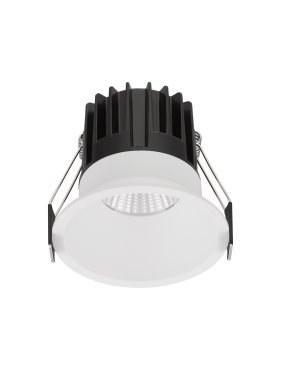 Nova Luce Luela - spot encastré - Ø 85 mm - taille d'encastrement 75 mm - 13W LED inclus - blanc - 2700K