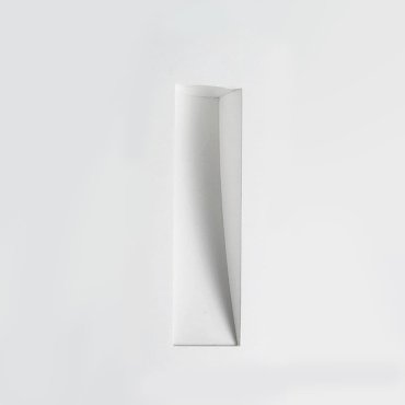 Nova Luce Cirocco - applique encastrée - 24 x 11 cm - crépi blanc