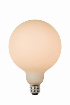 Lucide Ampoule LED - Ø 12,5 x 17,5 cm - E27 - 8W - 3 Stepdim - 2700K à 2200K - Opale