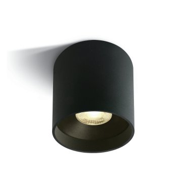 ONE Light LED Fashion Cylinders - spot en saillie 1L - Ø 10 x 10 cm - 22W LED inclus - noir