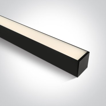 ONE Light LED Linear Profiles - système linéaire - 150 x 7,5 x 7,5 cm - intensité lumineuse réglable 30W/40W/50W LED inclus - noir - couleur de lumière réglable