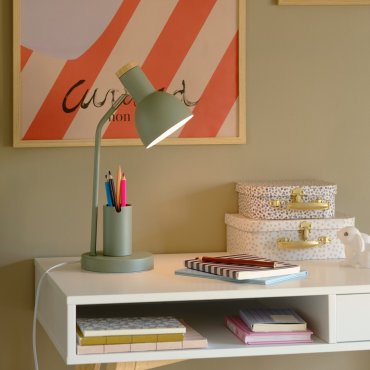 Nordlux Devone - lampe de bureau - Ø 12 x 43,5 x 15 cm - vert