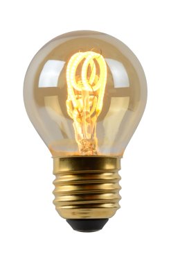 Lucide Ampoule à filament LED - Ø 4,5 x 7 cm - E27 - 3W dimmable - 2200K - ambre