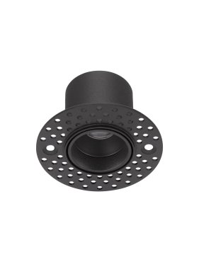 Nova Luce Uho - spot encastré - Ø 68 mm - taille d'encastrement 40 mm - 3W LED inclus - noir