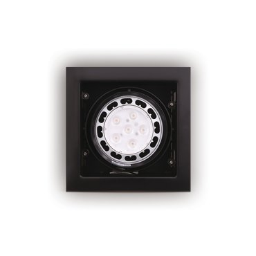 Maxlight Matrix - spot encastrable 1L - 185 x 185 mm, 150 x 150 mm encastrable - noir