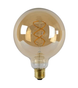 Lucide Lampe à incandescence LED - Ø 12,5 x 17,5 cm - E27 - 5W dimmable - 2200K - ambre