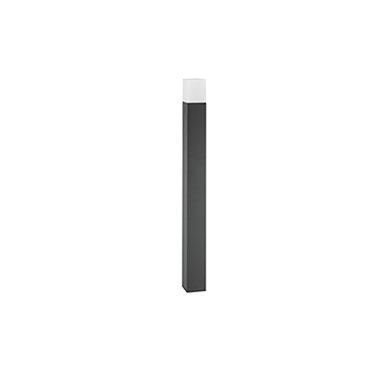 Nova Luce Stick - lampe de jardin - 7,6 x 7,6 x 80 cm - IP54 - gris foncé