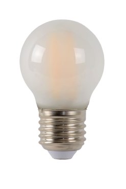 Lucide Ampoule à filament LED - Ø 4,5 x 7,4 cm - E27 - 4W dimmable - 2700K - albâtre