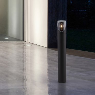 Nova Luce Selena - lampe de jardin - Ø 9 x 65 cm - IP65 - anthracite foncé