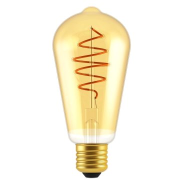 Nordlux Lampe à incandescence LED - Ø 6,4 x 10,9 cm - E27 - 5W dimmable - 2200K - ambre