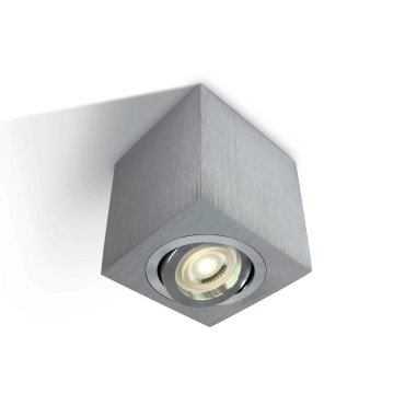 ONE Light GU10 - plafonniers - 9,5 x 9,5 x 9 cm - aluminium