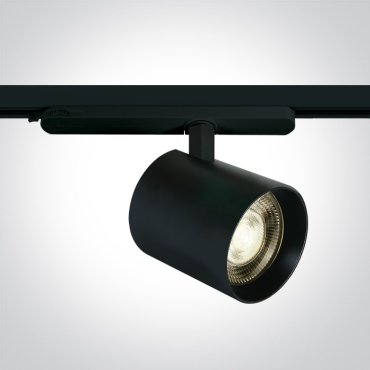 ONE Light COB Shop Range - spot sur rail - Ø 10 x 10 cm - DALI - 35W LED dimmable inclus - noir - couleur de lumière blanc chaud