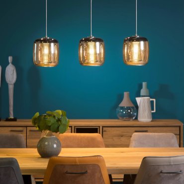 Lucide Eryn - lampe suspendue - 88 x 20 x 157 cm - chrome