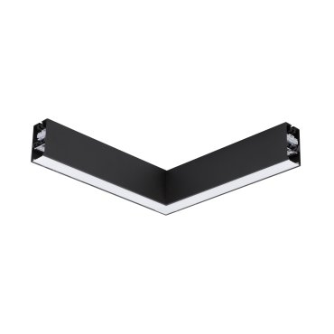 Nova Luce Dido - profilé d'éclairage linéaire - 34,5 x 3,8 x 7 cm - 20W LED inclus - noir - couleur de lumière blanche