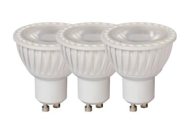 Lucide Spots LED (lot de 3) - Ø 5 x 5,3 cm - GU10 - 5W dimmable - 3000K - blanc