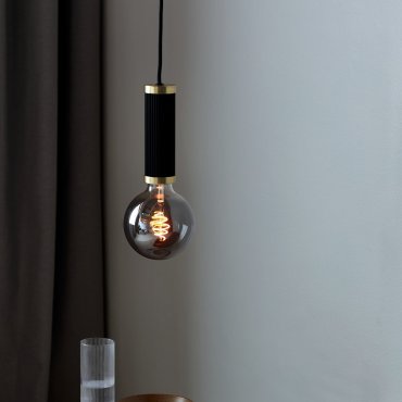 Nordlux Galloway - lampe suspendue - Ø 5,5 x 216,8 cm - laiton