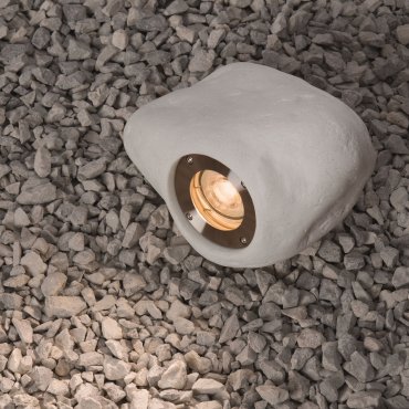 Nova Luce Petra - lampe de jardin - 20 x 12 x 14 cm - IP65 - blanc